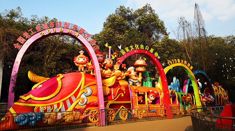 花灯制作，春节花灯，