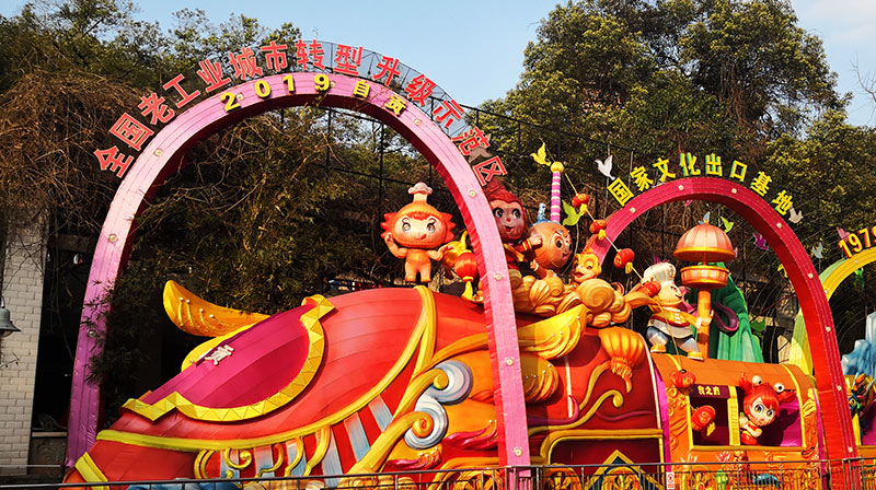 花灯制作，春节花灯，