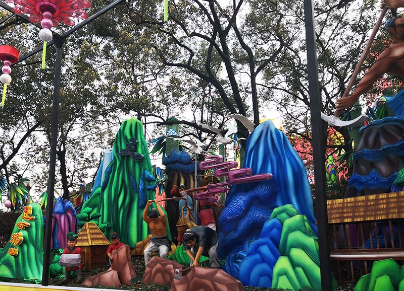 民间故事彩灯，彩灯制作，