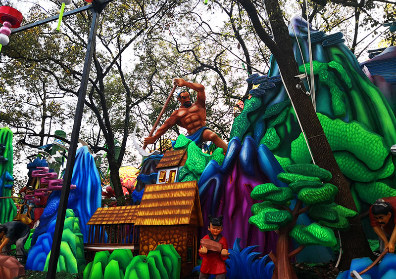 民间故事彩灯，彩灯制作，