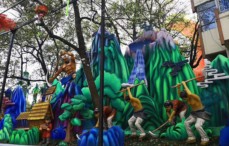 民间故事彩灯，彩灯制作，