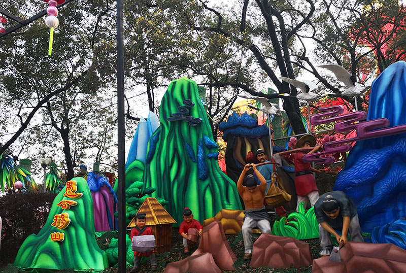 民间故事彩灯，彩灯制作，