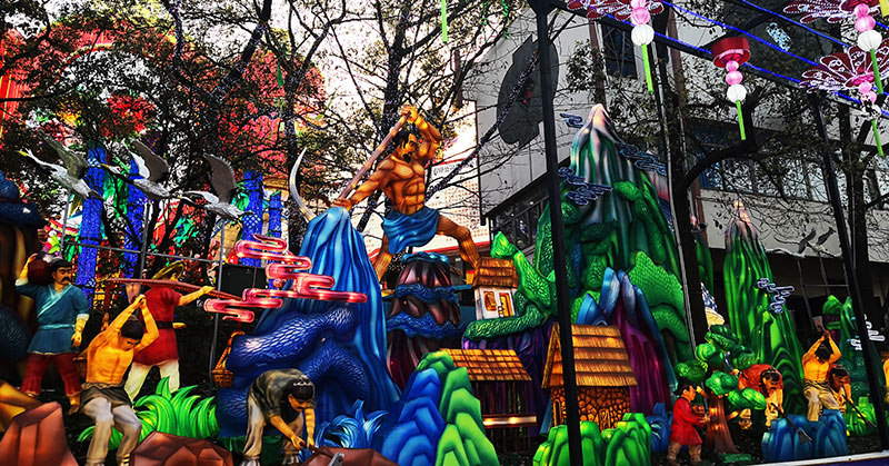 民间故事彩灯，彩灯制作，