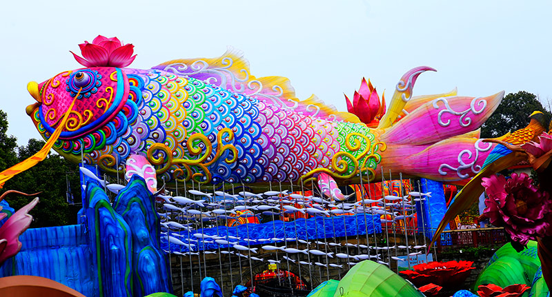 大型民俗彩灯，彩灯制作，