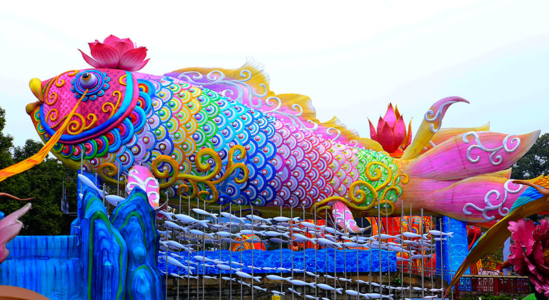 大型民俗彩灯，彩灯制作，