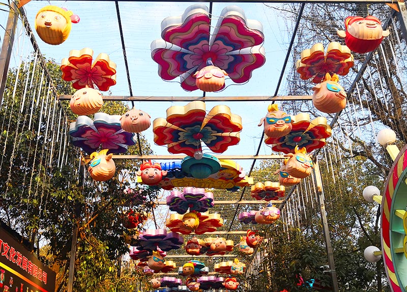 廊道彩灯，彩灯制作，