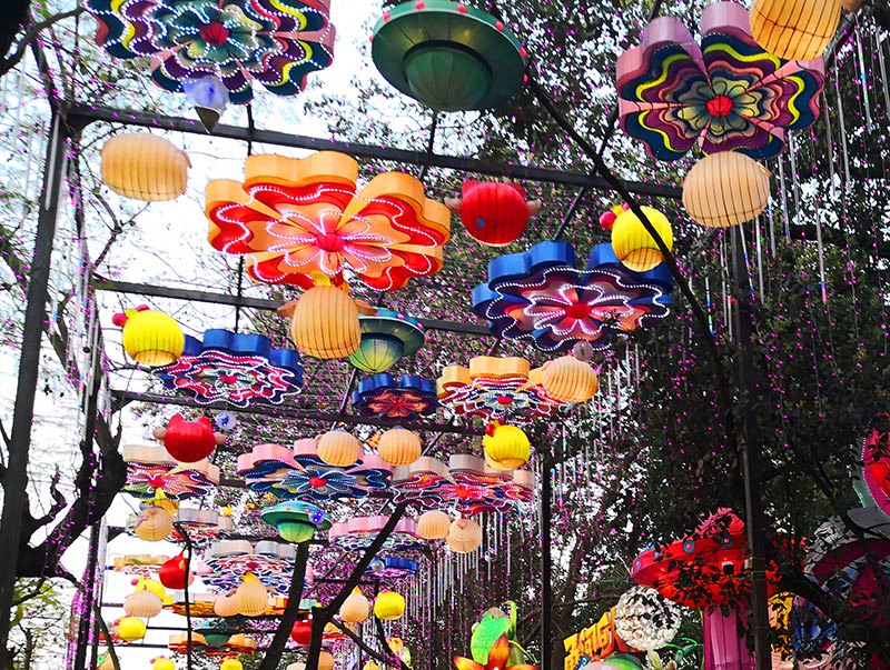 廊道彩灯，彩灯制作，