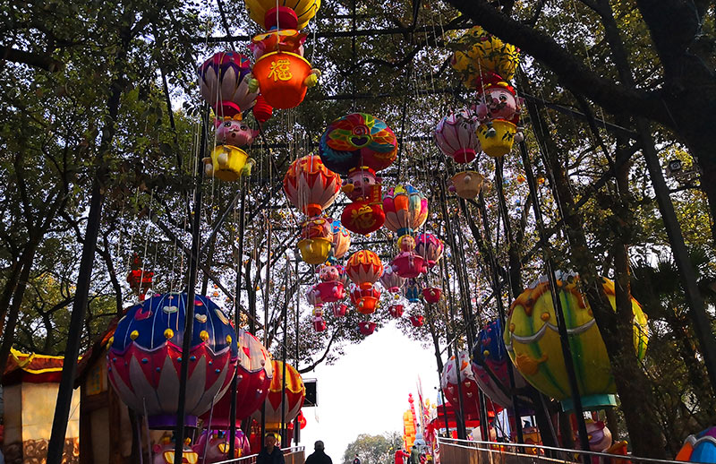 通道花灯，花灯制作，