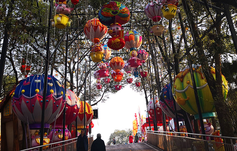 通道花灯，花灯制作，