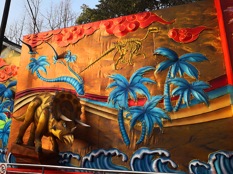 恐龙彩灯,彩灯恐龙,彩灯制作,