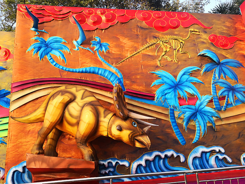 恐龙彩灯,彩灯恐龙,彩灯制作,