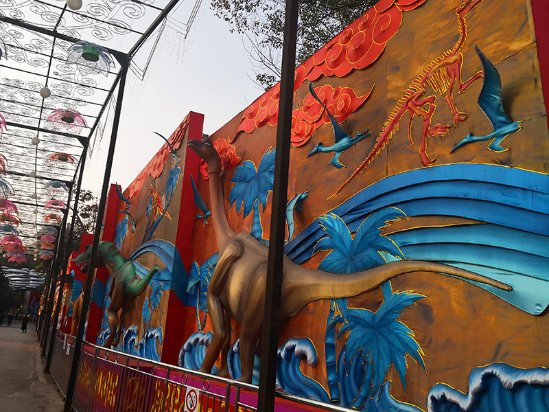 恐龙彩灯,彩灯恐龙,彩灯制作,