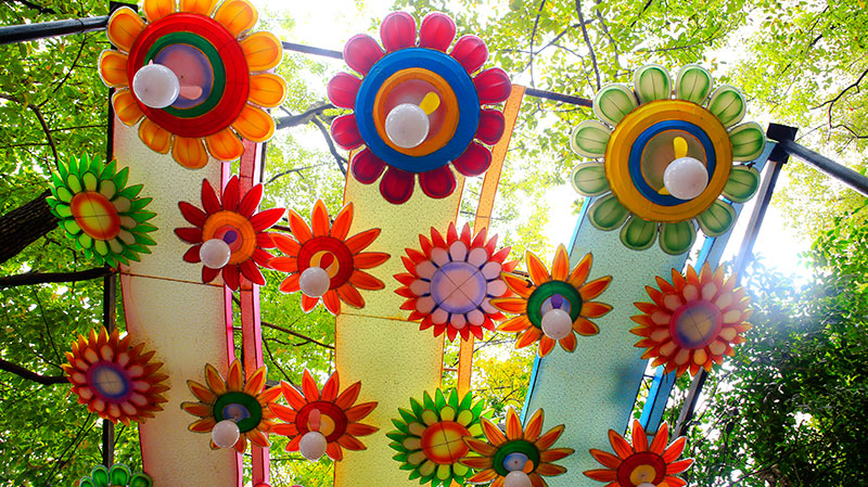 廊道彩灯花灯制作,彩灯花灯,