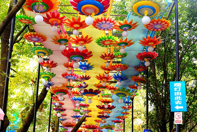 廊道彩灯花灯制作,彩灯花灯,