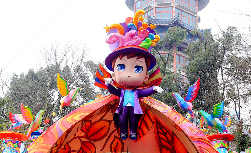 过道彩灯,彩灯制作,