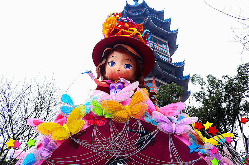 过道彩灯,彩灯制作,