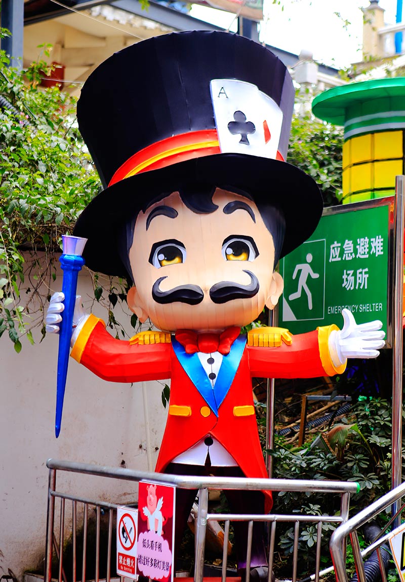 过道彩灯,彩灯制作,