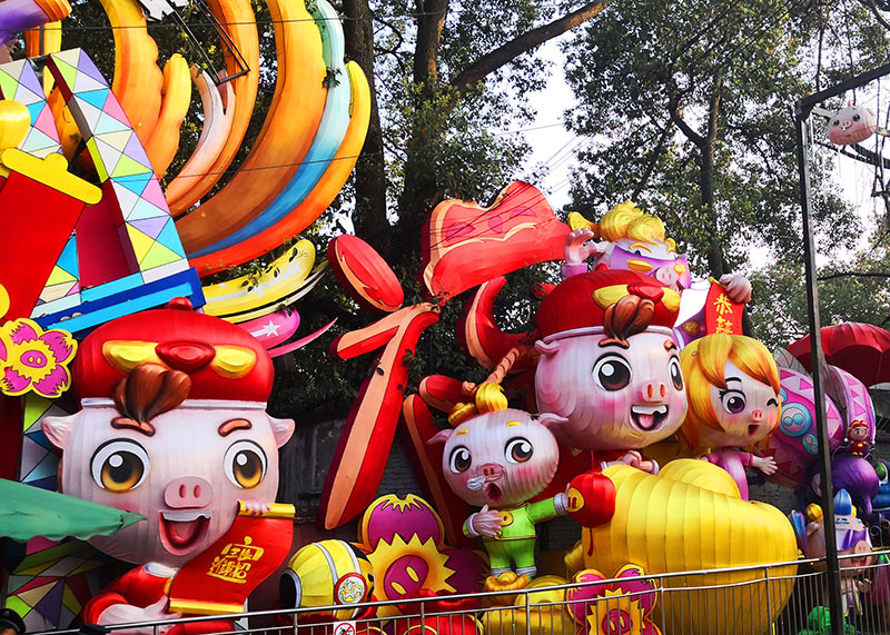 大门彩灯,彩灯制作,