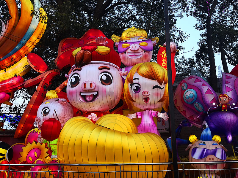 大门彩灯,彩灯制作,