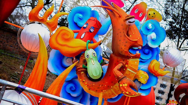 美食彩灯,彩灯制作,