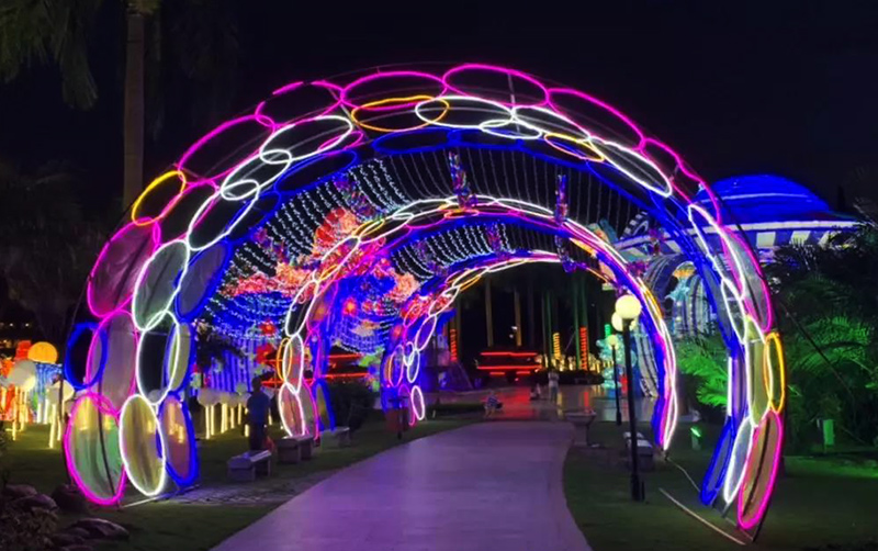 中秋国庆灯会，花灯，灯会，