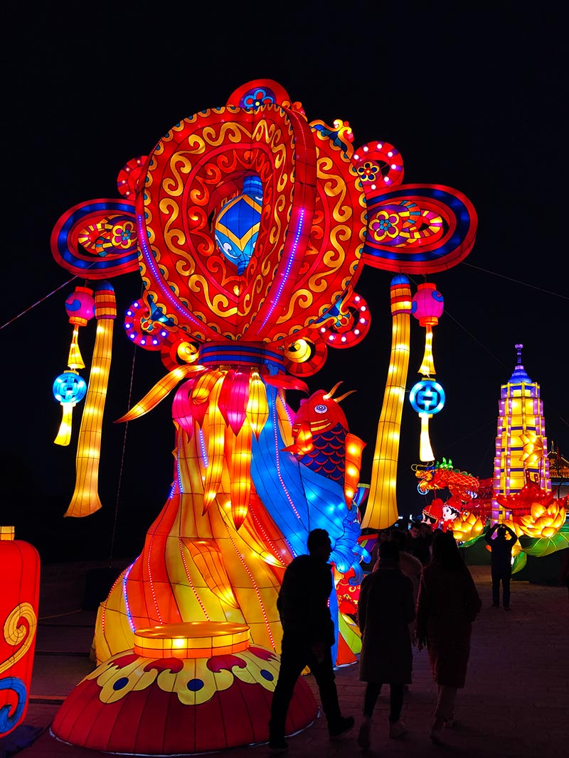 传统花灯，花灯制作，舞龙灯，