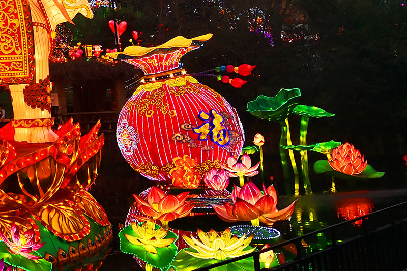 花灯制作,彩灯花灯,自贡彩灯,