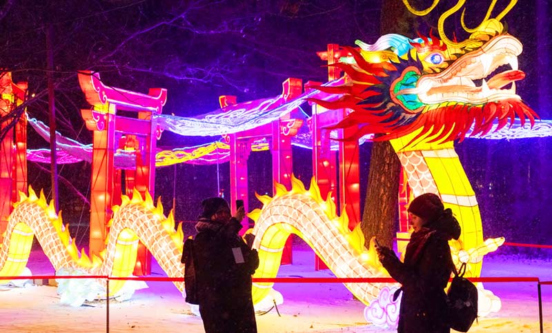中国彩灯节，自贡彩灯，传统彩灯，