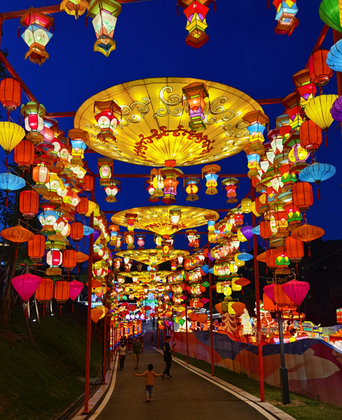 2020自贡灯会赏析——精品廊灯《万家灯火》